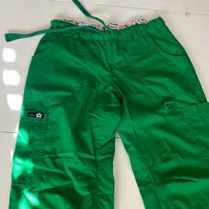 Koi Lindsey scrub pants, green